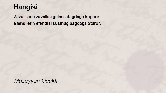 Müzeyyen Ocaklı