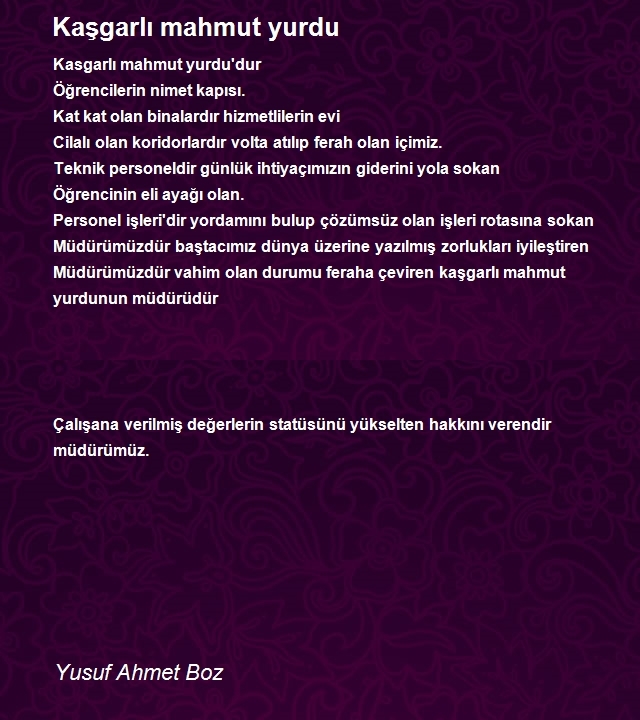 Yusuf Ahmet Boz