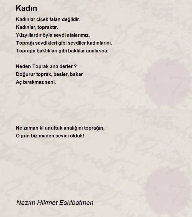 Nazım Hikmet Eskibatman