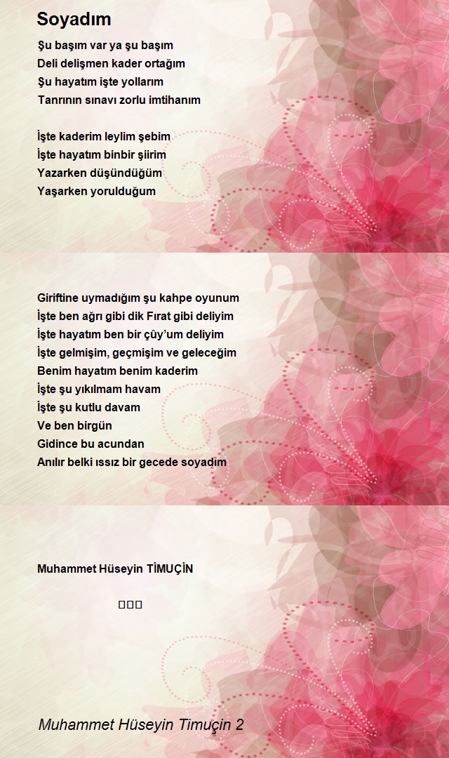 Muhammet Hüseyin Timuçin 2