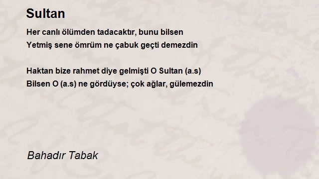 Bahadır Tabak