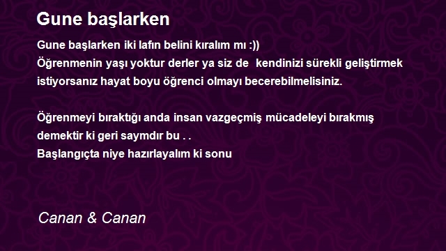 Canan & Canan