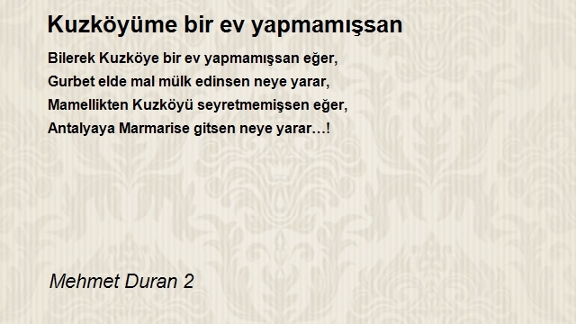 Mehmet Duran 2