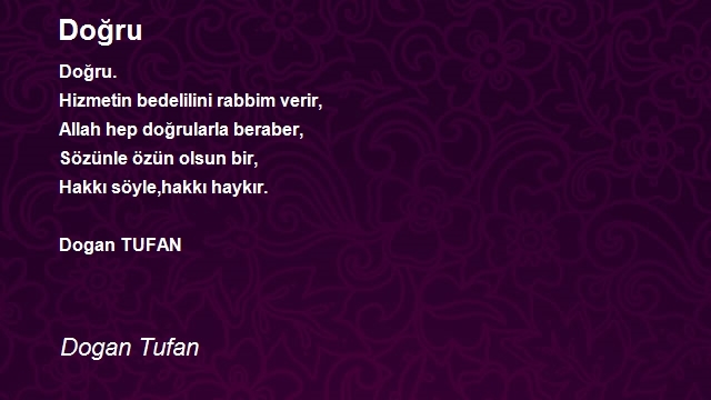 Dogan Tufan