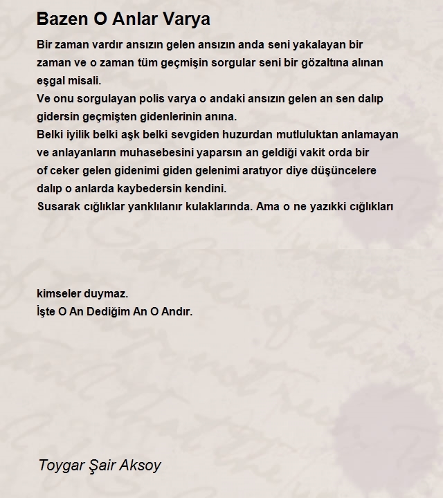 Toygar Şair Aksoy