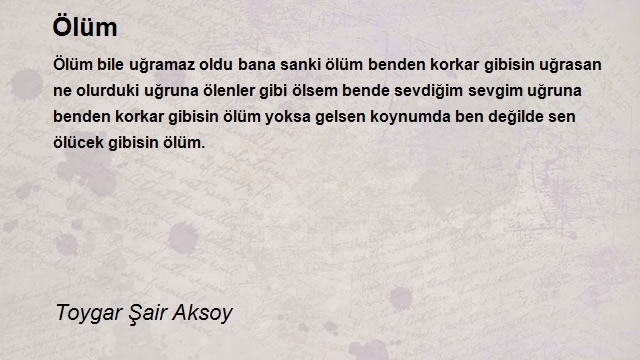 Toygar Şair Aksoy