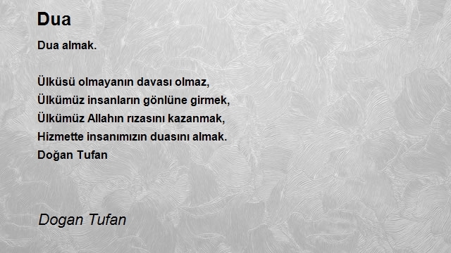 Dogan Tufan