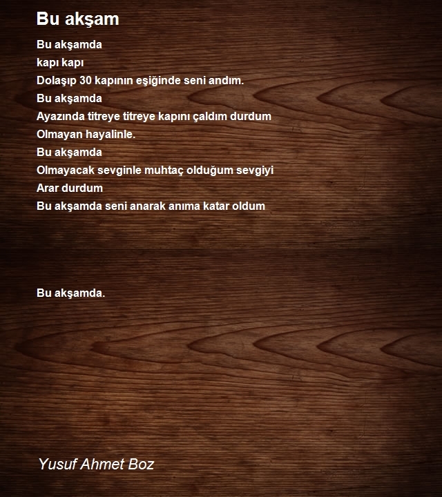 Yusuf Ahmet Boz