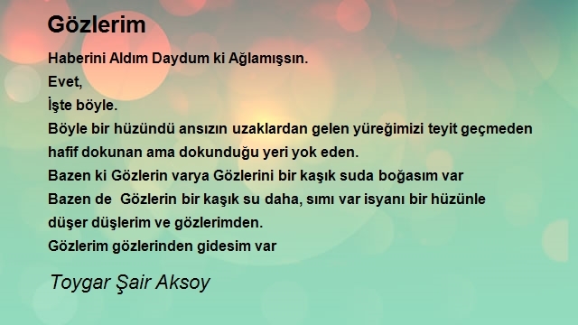 Toygar Şair Aksoy