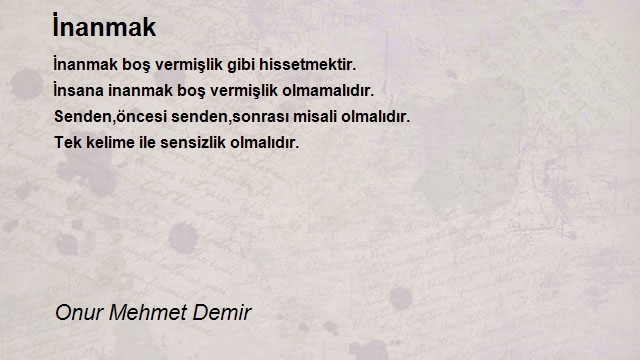 Onur Mehmet Demir