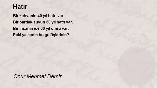 Onur Mehmet Demir