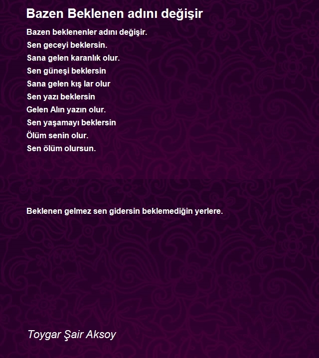 Toygar Şair Aksoy