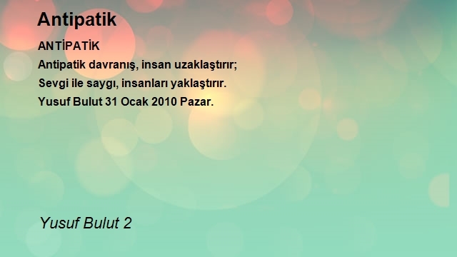 Yusuf Bulut 2