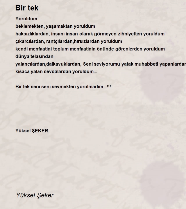 Yüksel Şeker