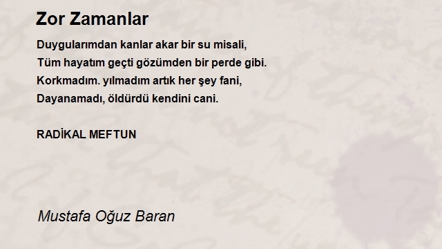 Mustafa Oğuz Baran