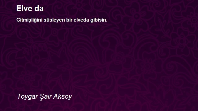 Toygar Şair Aksoy