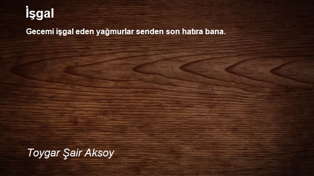 Toygar Şair Aksoy