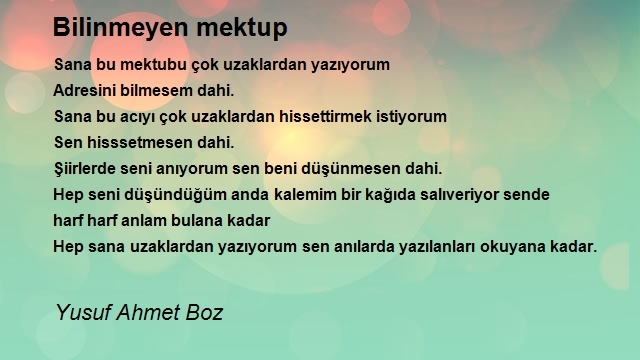 Yusuf Ahmet Boz