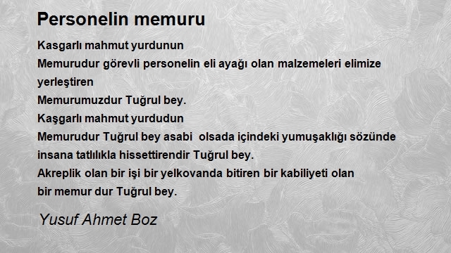 Yusuf Ahmet Boz