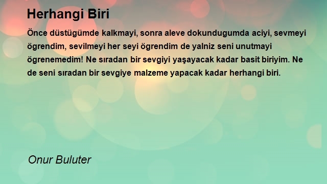 Onur Buluter