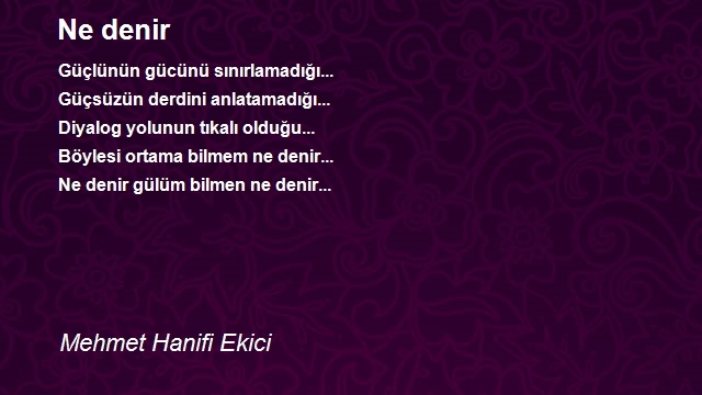 Mehmet Hanifi Ekici