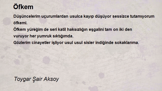 Toygar Şair Aksoy