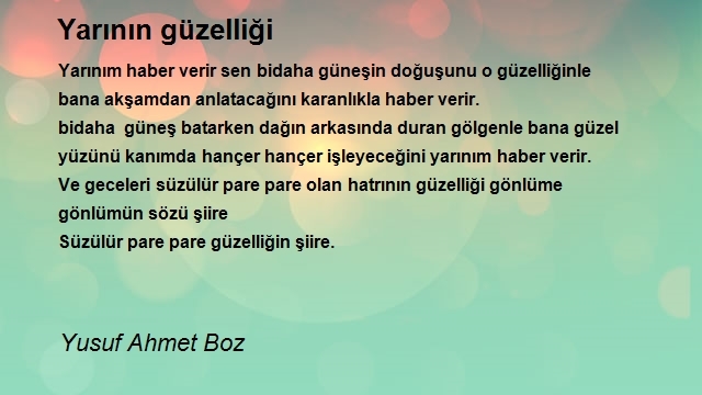 Yusuf Ahmet Boz