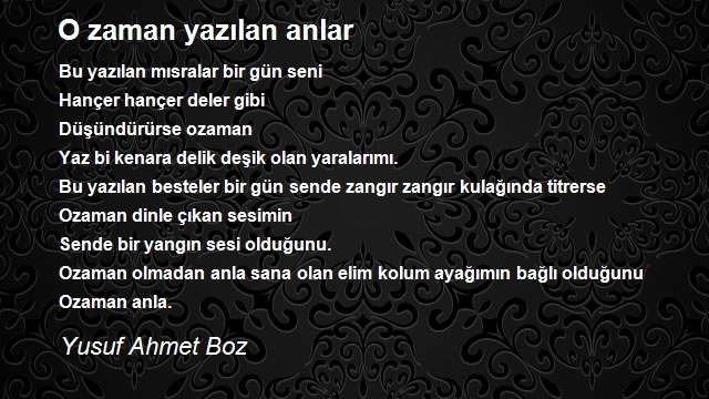 Yusuf Ahmet Boz