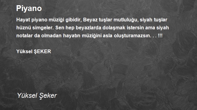 Yüksel Şeker