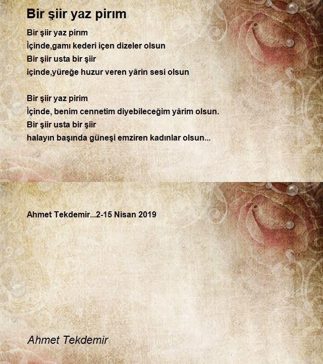 Ahmet Tekdemir