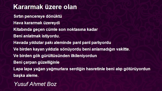 Yusuf Ahmet Boz