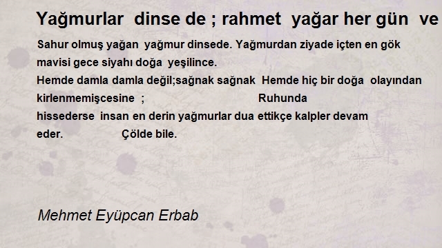 Mehmet Eyüpcan Erbab