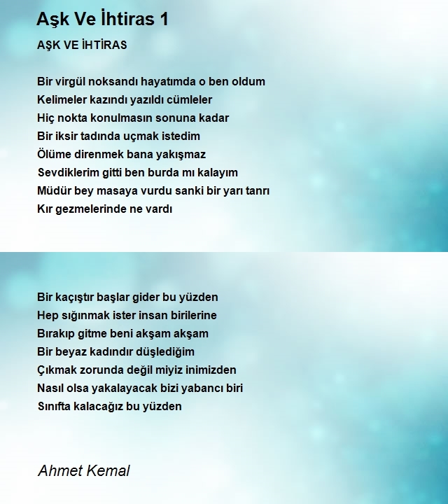 Ahmet Kemal