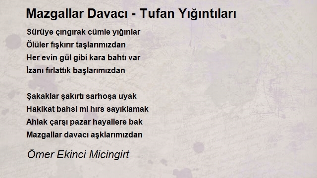 Ömer Ekinci Micingirt