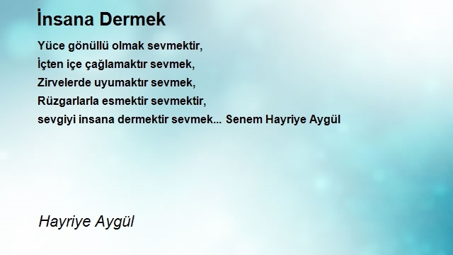 Hayriye Aygül