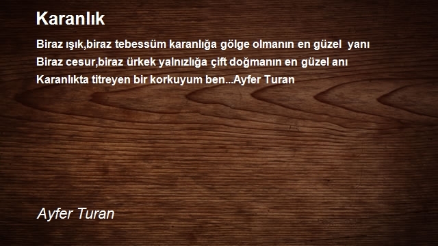 Ayfer Turan