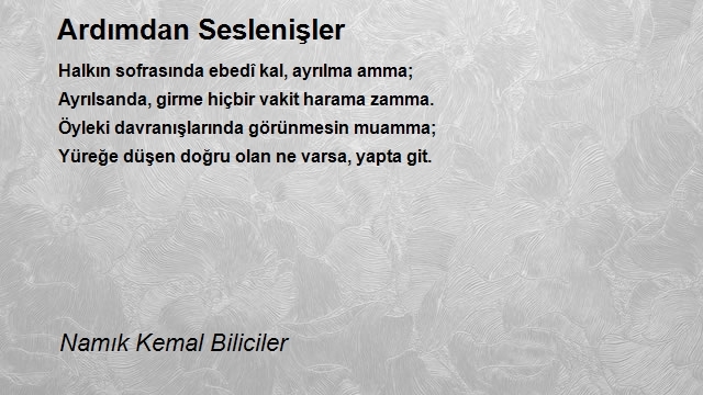 Namık Kemal Biliciler