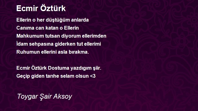 Toygar Şair Aksoy