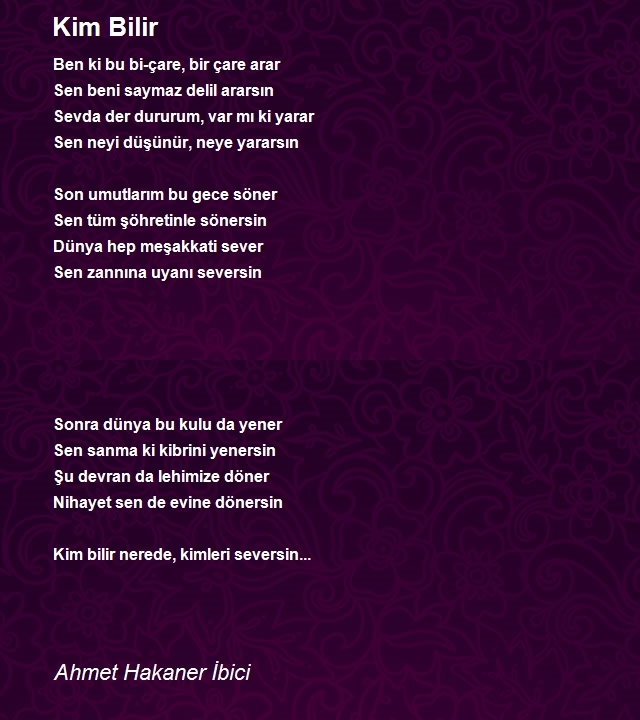 Ahmet Hakaner İbici