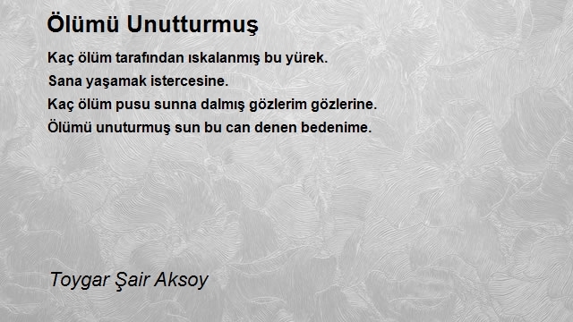 Toygar Şair Aksoy