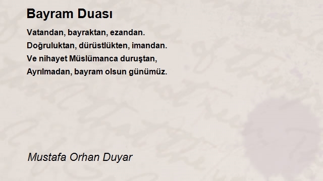 Mustafa Orhan Duyar