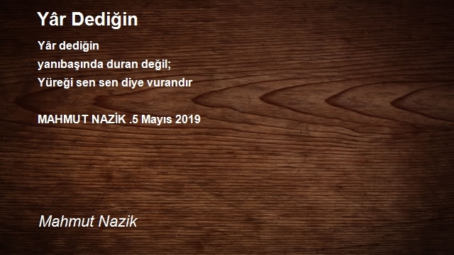 Mahmut Nazik