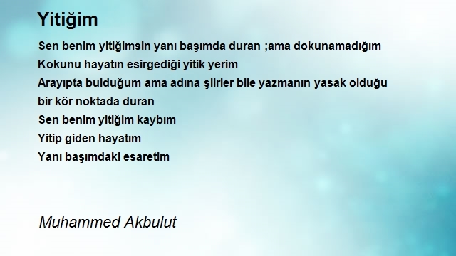 Muhammed Akbulut