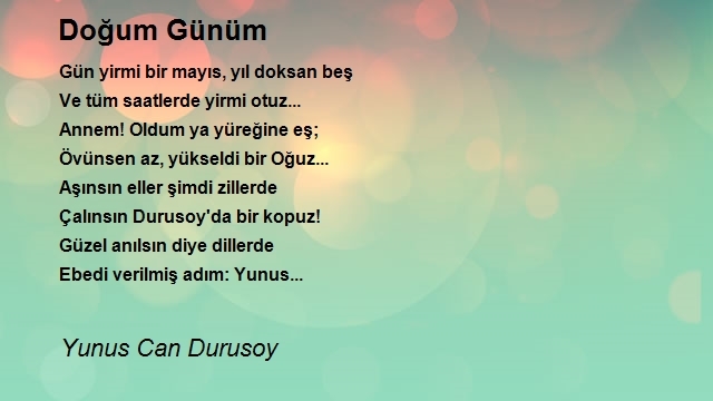 Yunus Can Durusoy