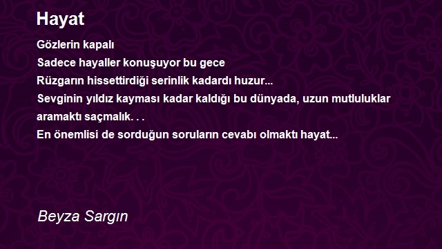 Beyza Sargın