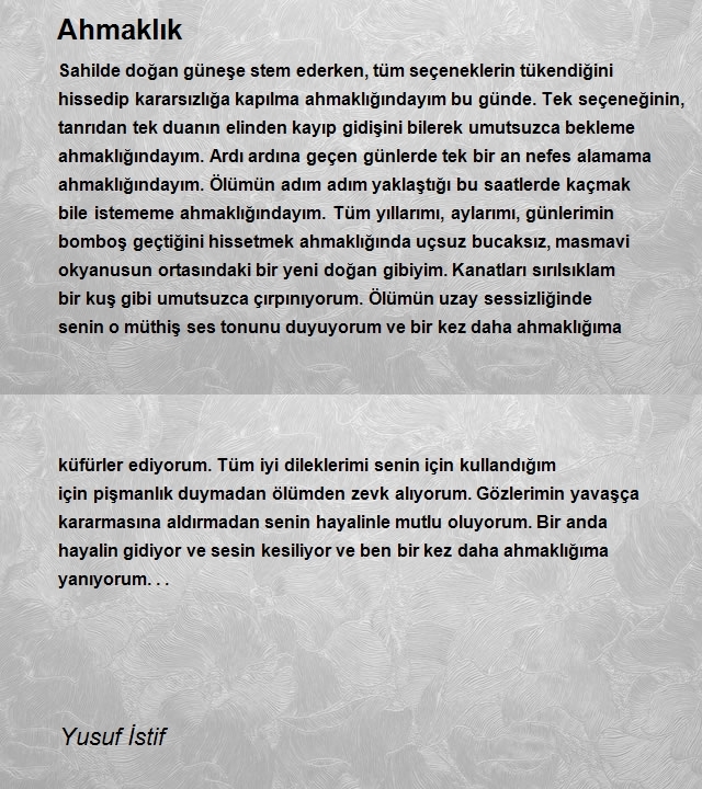 Yusuf İstif