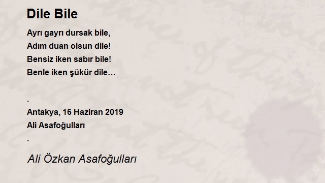 Ali Özkan Asafoğulları