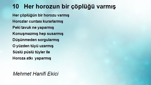 Mehmet Hanifi Ekici