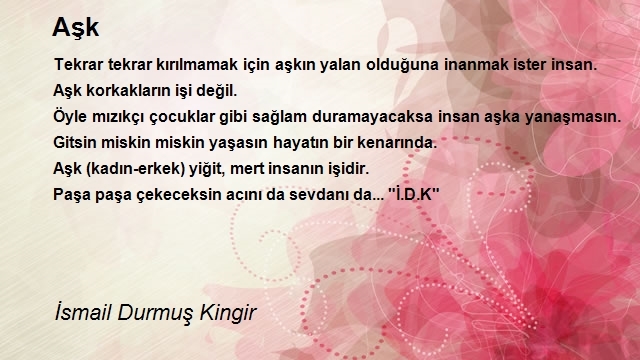 İsmail Durmuş Kingir