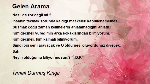 İsmail Durmuş Kingir